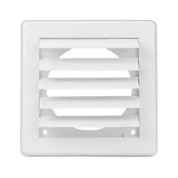 Vetracia mriežka gravitačná; VMG 175x175/125; biela