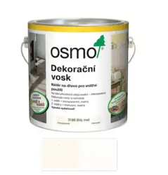 Dekoračný vosk 3186 intensiv; biela matná; 0,75 l