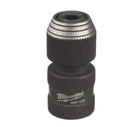 Bitový adaptér pre rázový uťahovák  Milwaukee; ShW z 3/8" 4-Hran na 1/4" Hex