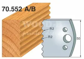 Profilový nôž FLURY; 50x4; 552A