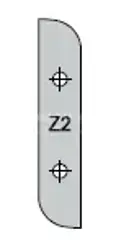 Výplňová žiletka Z2