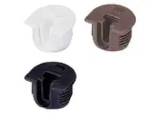 Štandartný záves VB 135; plast; hnedá