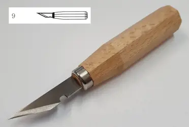 Dláto rezbárske - nôž špicatý