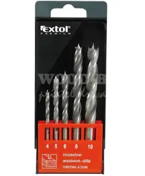 Sada vrtákov do dreva 4 - 10 mm; 5ks