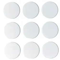 Samolepiaca krytka biela; D20; 15 ks/blister
