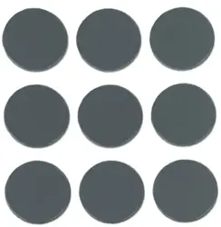 Samolepiaca krytka tmavosivá; D13; 20 ks/blister
