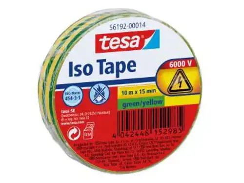 Izolačná páska Tesaflex, zelenožltá