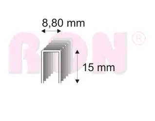 Spony stolárske 352/15 ZN bal.21200 ks