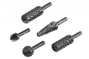 Sada rašplí + záhlbnik na drevo, 5ks