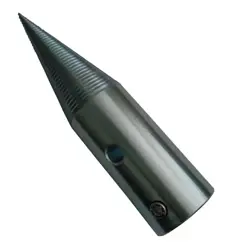 Štiepací tŕň - kužeľ na drevo 60x250mm s otvorom 28mm na elektromotor