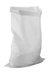 Stavebné vrece PP, 65x100 cm, 65 g/m2, biele, 110l