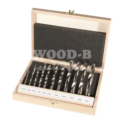 Sada vrtákov do dreva s predrezom PROFI; HSS; D 4-15;