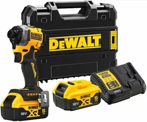 Akumulátorový rázový uťahovák Dewalt DCF850P2; 1/4 18V/2x5,0Ah