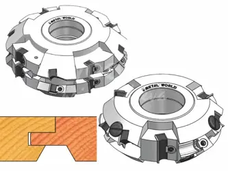 Sada fréz na pero-drážku "E"; INDUSTRY