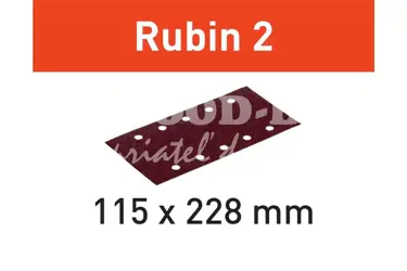 Papier brúsny Rubin 2; STF 115X228; P80
