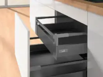 Atira vnútorná zásuvka s relingom; 144/470mm; antracit