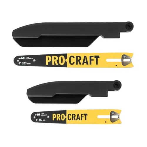 Aku ručná reťazová pílka Procraft PKA32Li; 20V/1x4Ah; s automatickým mazaním reťaze