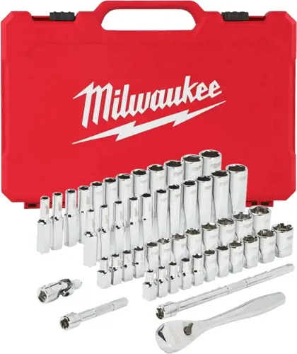 Sada račne Milwaukee 1/4˝ a krátkych a predĺžených kľúčov - 5 - 15 mm (50 ks)