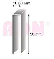 Spony stolárske 363/50 ZN bal. 5200 ks