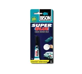 BISON Super Glue Liquid; 3g