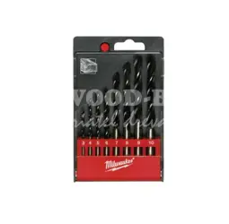 Sada vrtákov do dreva Milwaukee; kazeta 8 ks; (3-10 mm)
