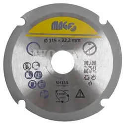 Rezný kotúč na drevo 115mm