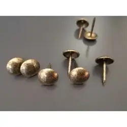 Ozdobný klinec 130 1/3 - staré zlato; D11mm; L12,7; 100ks