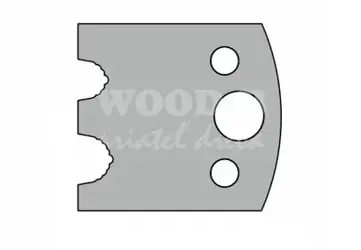 Zákazkový profilový nôž - DOMINO; 8; 10; 40x4 HS