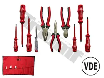 Sada elektrikárskeho náradia VDE; 10  dielna