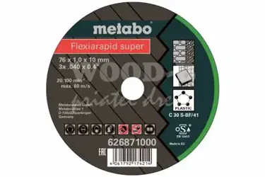 Sada 5 rezných kotúčovFlexiarapid Super Universal 76x1,0x10,0 mm