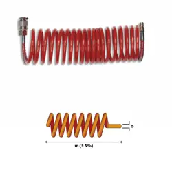 Hadica špirálová poloprofi SPA 6 x 8mm; 5m