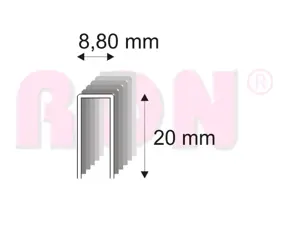 Spony stolárske 352/20 ZN bal.16000 ks