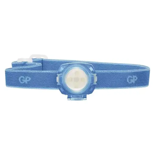 Čelovka LED GP CH31, 40 lm, 8m, 2× CR2025, modrá