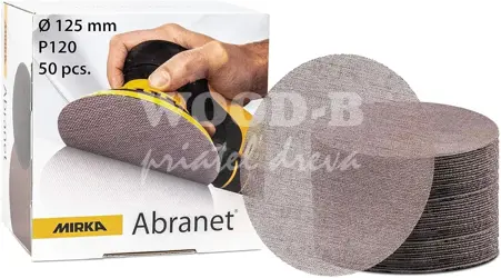 Brúsna sieť Mirka Abranet Grip D125; P120