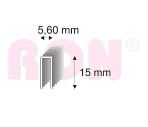 Spony nábytkárske 364/15 ZN bal.30800 ks