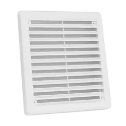 Vetracia mriežka so sieťkou; VMK 200x200; biela