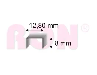 Spony čalunické 338/08 tvrdené; bal.39200ks