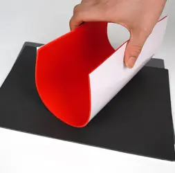 Guma na výrobu pečiatky laserom, červená