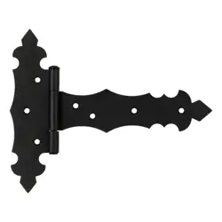 Záves trojuholníkový ozdobný čierny ZTD 100; 100x35x127x2 mm