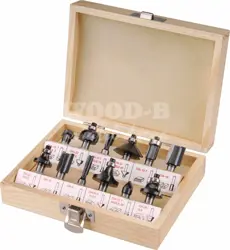 Sada fréz do dreva 12 ks; hobby