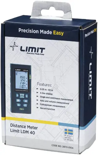 Laserový diaľkomer Limit LDM 40m