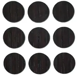 Samolepiaca krytka WENGE; D13; 20 ks/blister
