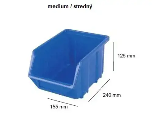 Ecobox; š155; d240; v125; modrý; medium