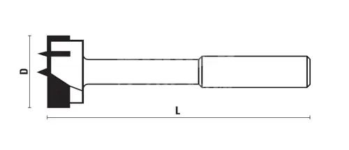 Sukovník; D65; L140; Z2+2; stopka 16x50; pravý