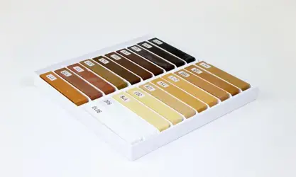 Sada tvrdých voskov 780 - tóny dreva; 8 cm - 20ks