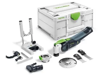 Akumulátorový oscilátor Festool VECTURO OSC 18 E-Basic-Set; príslušenstvo; bez aku