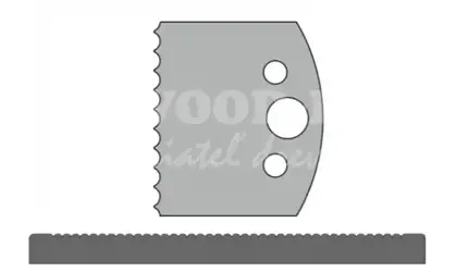 Zákazkový profilový nôž - TERASSO; 50x4; HS