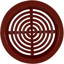 Vetracia mriežka kruhová VM 50-hnedá