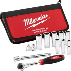 Račňový set Milwaukee 3/8"  - 12ks