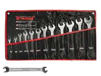 Sada kľúčov 12 dielna; 6-22mm plátený obal